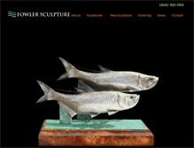 Tablet Screenshot of fowlersculpture.com